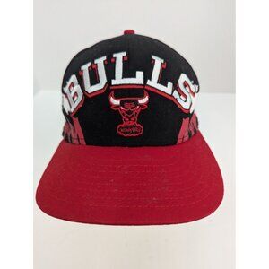 New Era Hardwood Classics Chicago Bulls Emb Logo Men Red Black Adj Snapback Cap